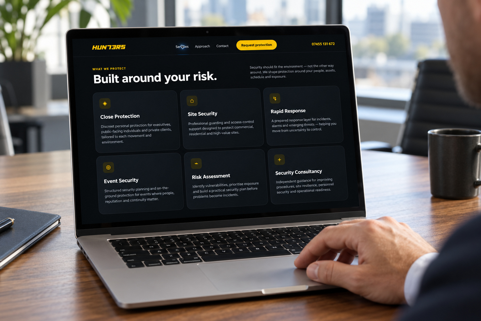 Hunters Protection — Laptop services