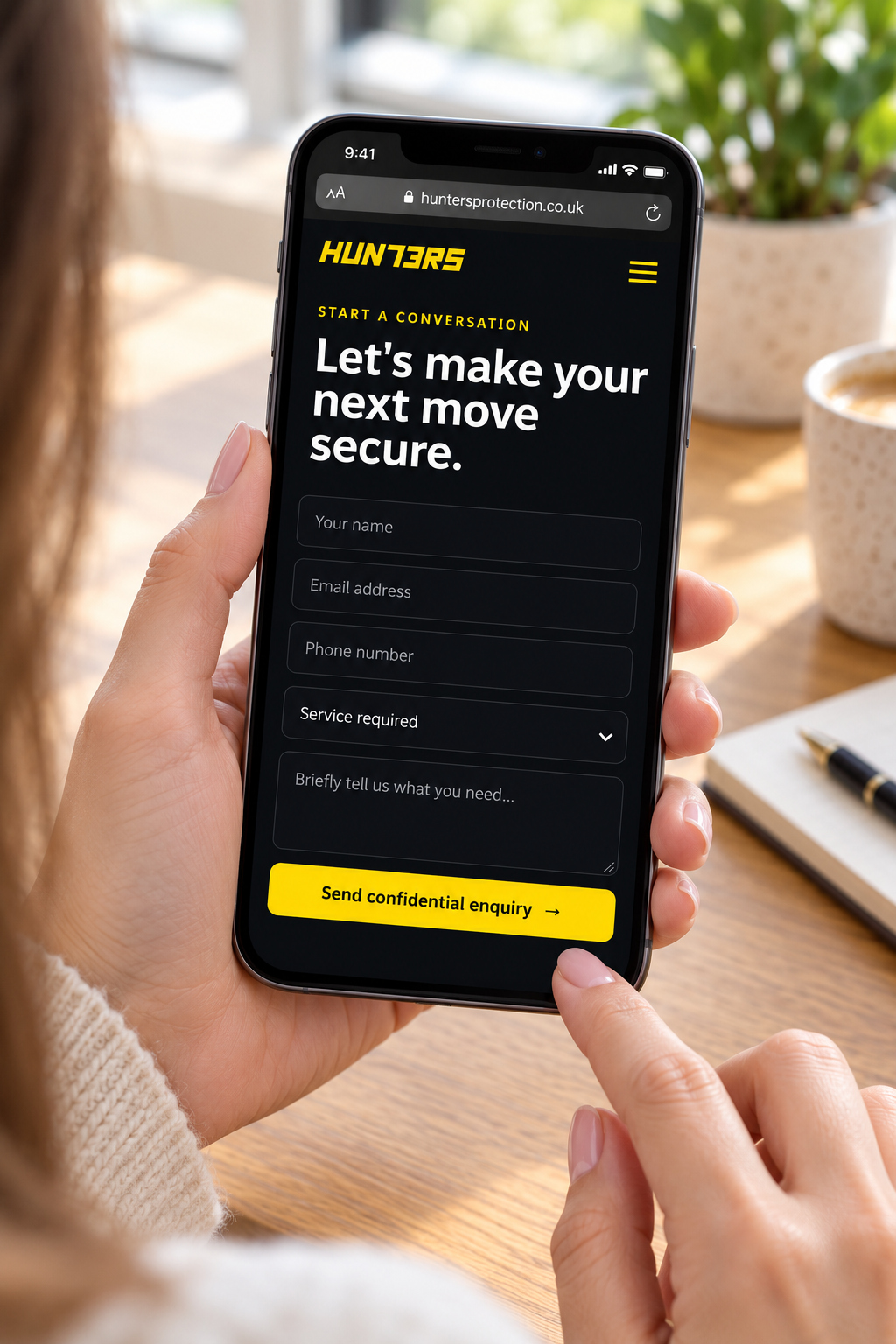 Hunters Protection — Mobile contact