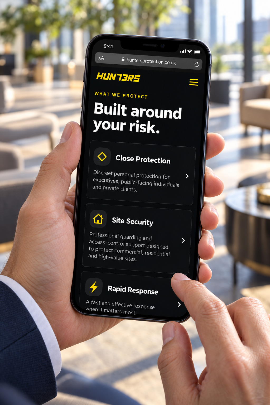 Hunters Protection — Mobile services
