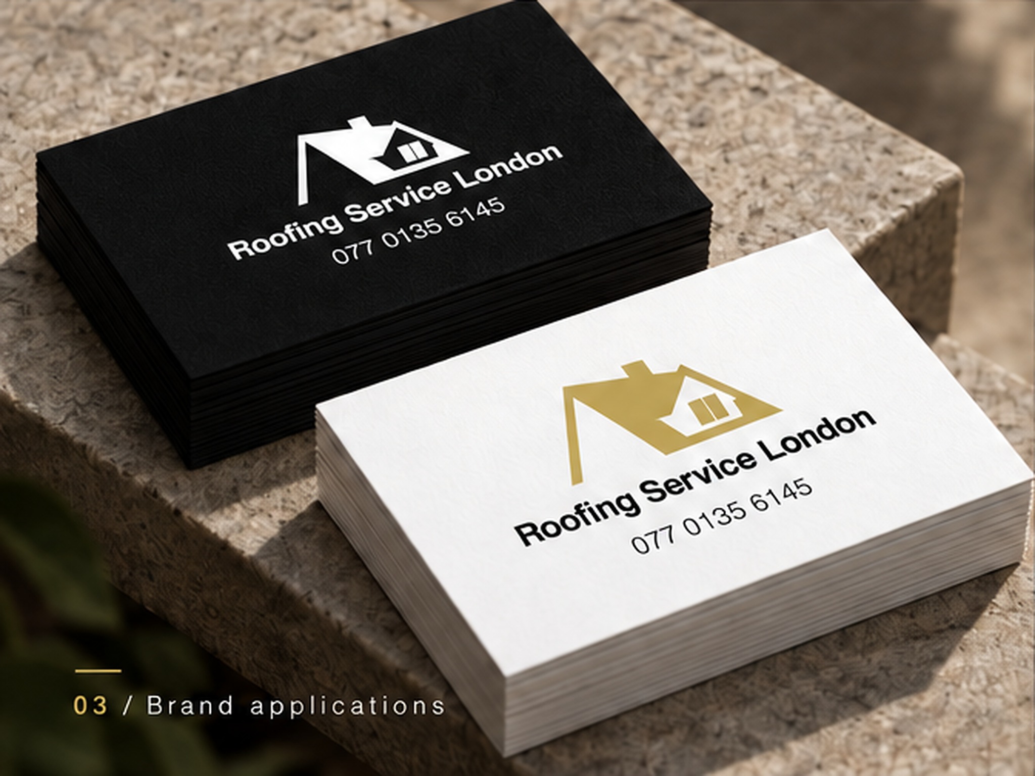 Roofing Service London — Business cards